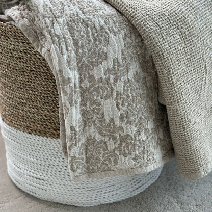 Pattern Jacquard Throw Blanket - Sale