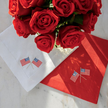 American Flags Large Napkin