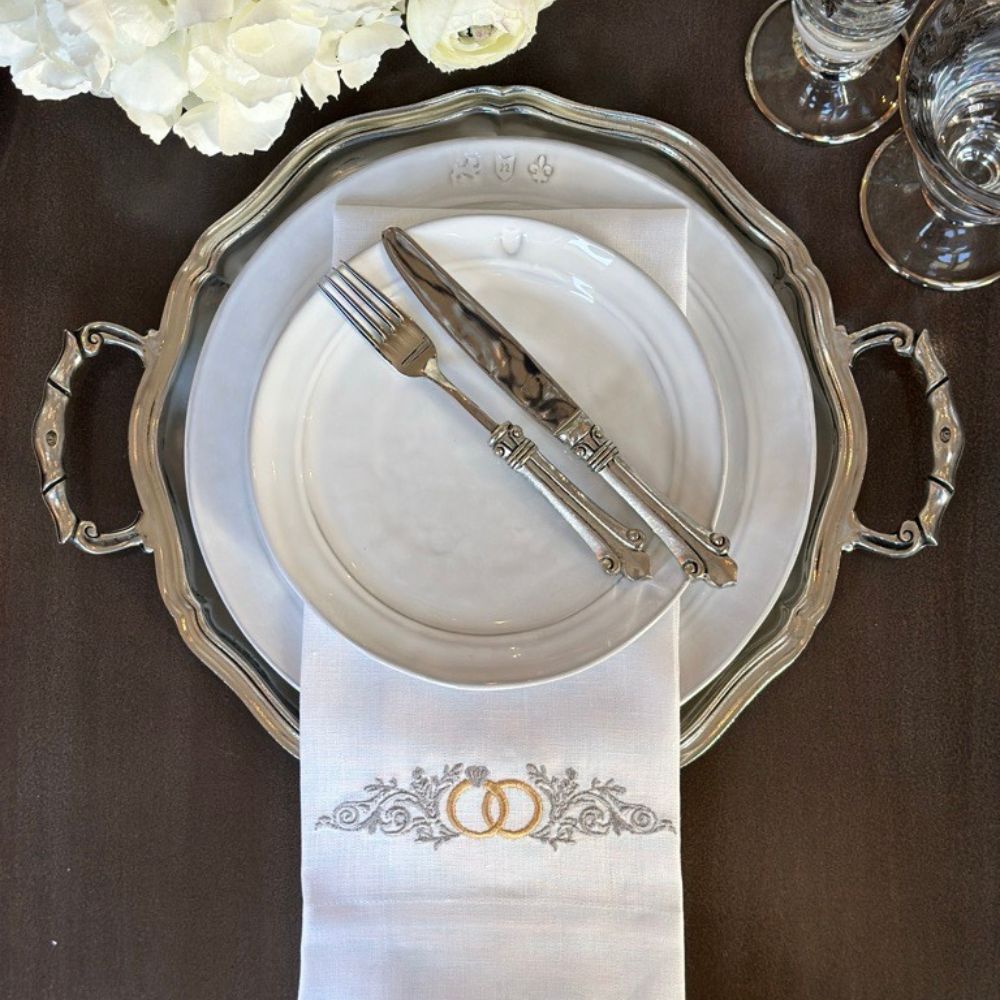 Unity Rings Linen Towel - New