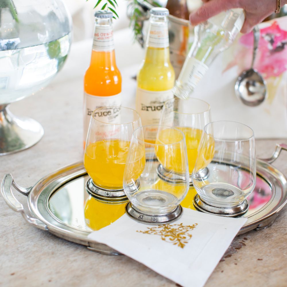 Roma Mirror Tray with Handles - Website Exclusive