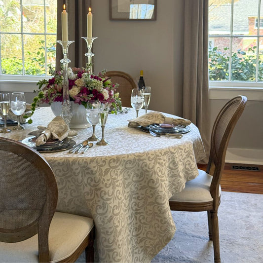 Crema Toscana Tablecloth - Website Exclusive - NEW!