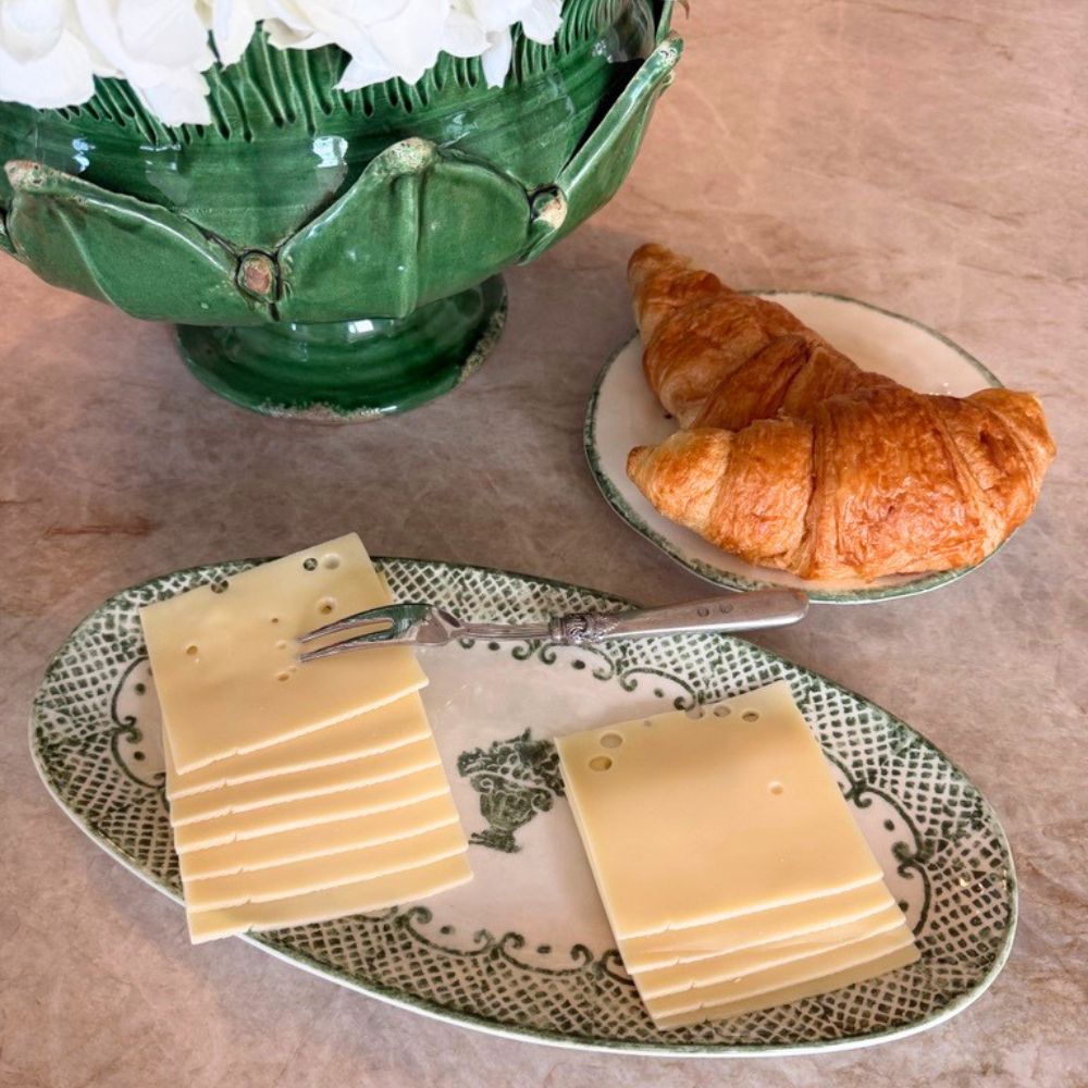 Burano Green Oval Platter