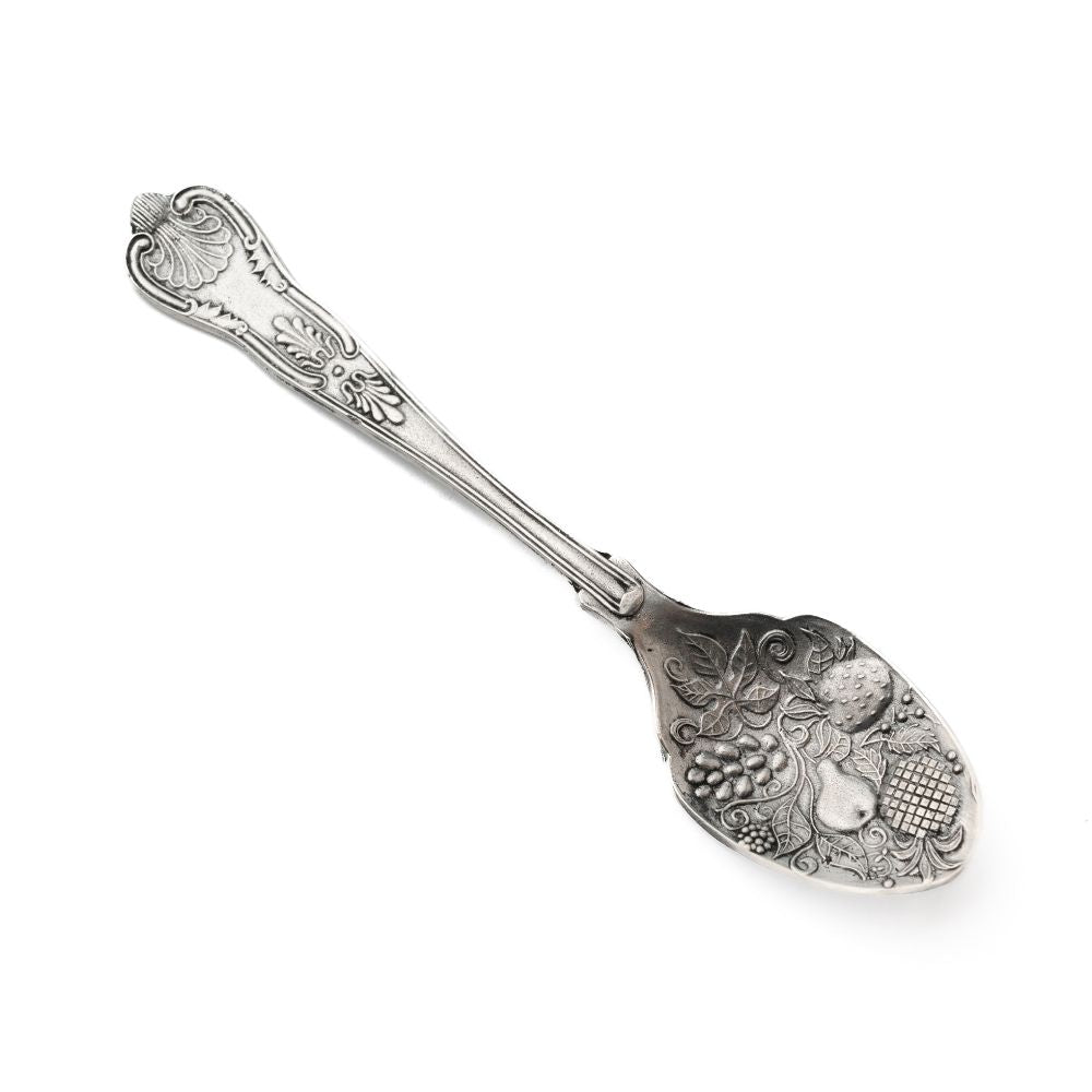 Vintage Small Fruit Pewter Spoon