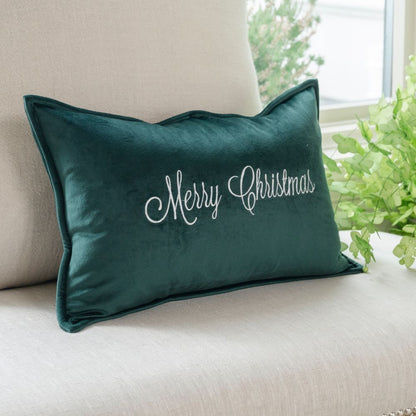 Merry Christmas Sicily Boudoir Pillow