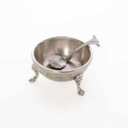 Tavola Pewter Salt Cellar with Spoon