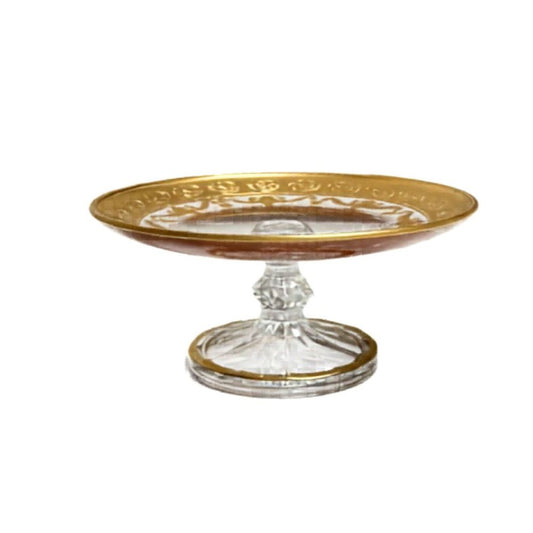 Vetro Gold Patisserie Dish