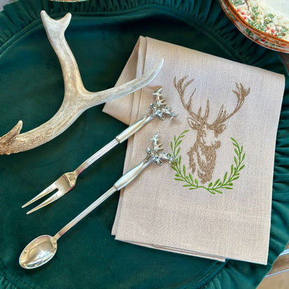 Stag Appetizer Serving Fork - New