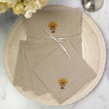Turkey Cocktail Napkin Set - SOLD OUT