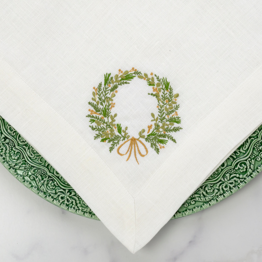 Farmers Market Wreath Napkin - New