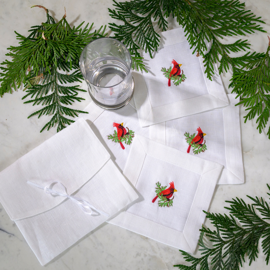 Cardinal Cocktail Napkin Set - New