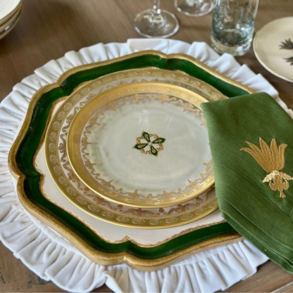 Florentino Baroque Wooden Charger/Tray - NEW