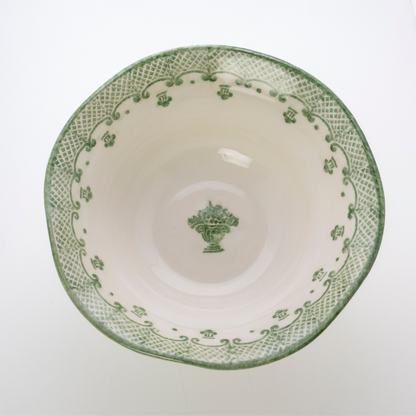 Burano Green Large Serving Bowl - New