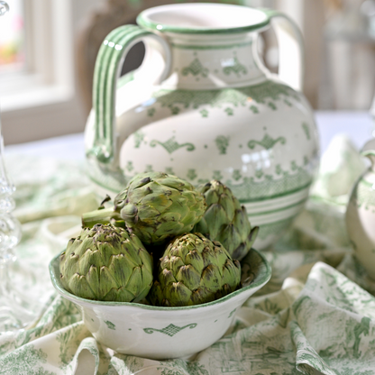 Burano Green Large Serving Bowl - New