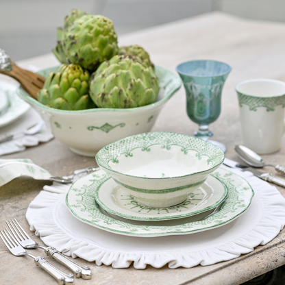 Burano Green Large Serving Bowl - New