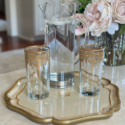 Florentino Baroque Wooden Charger/Tray - NEW