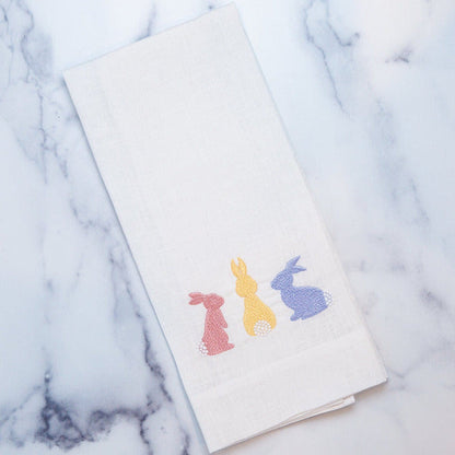 Easter Bunny Trio Linen Towel-New