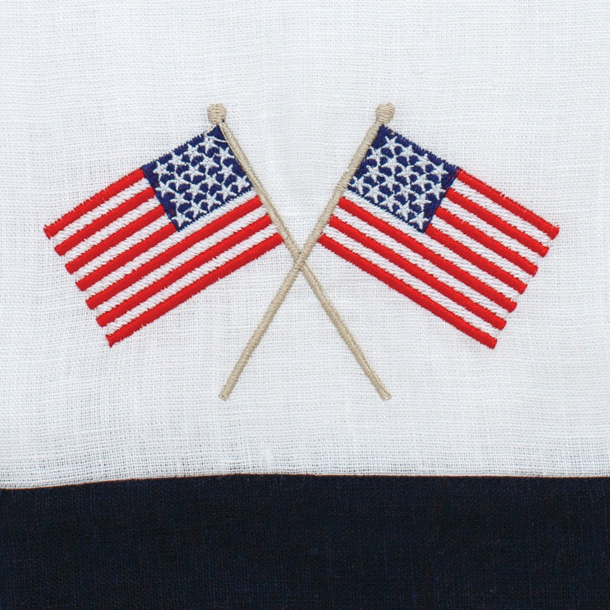 Serviette en lin drapeau américain