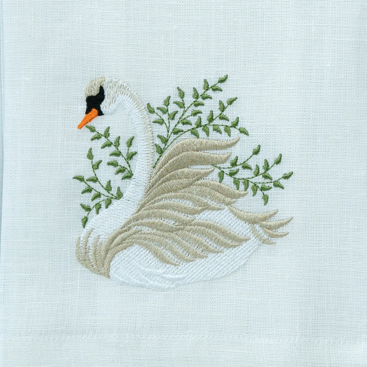 Swan Linen Towel
