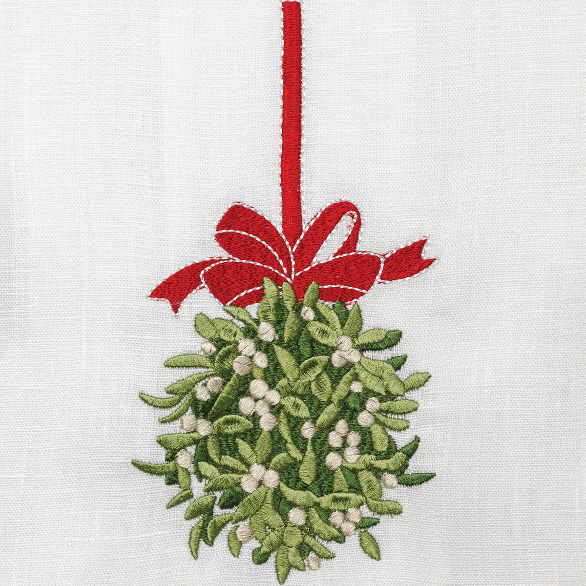 Mistletoe Ball Linen Towel