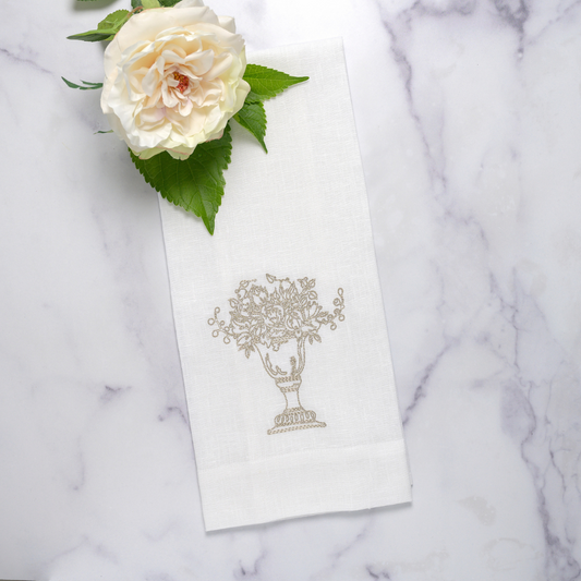 Blanco Urna Fiorita Towel