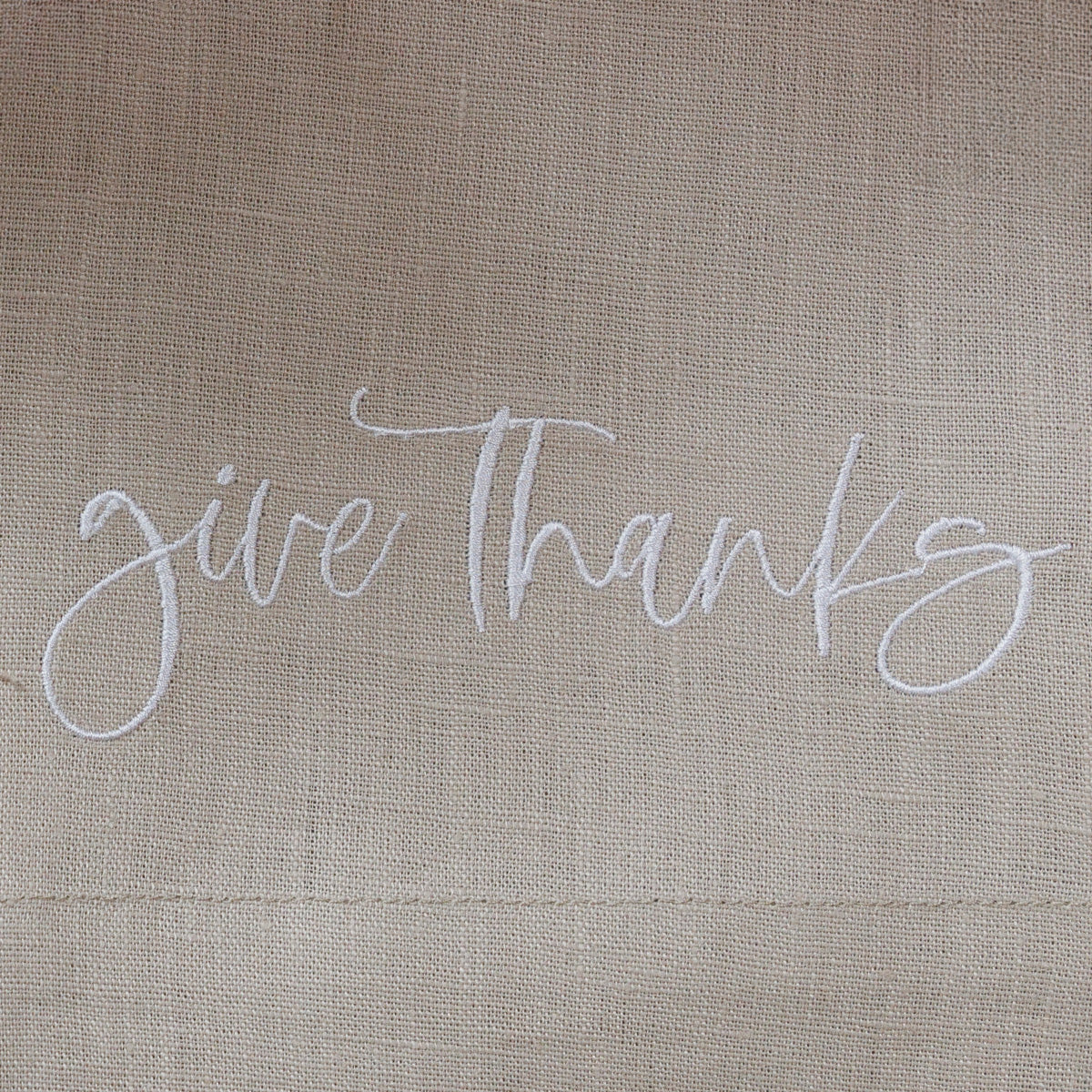 Give Thanks Linen Towel