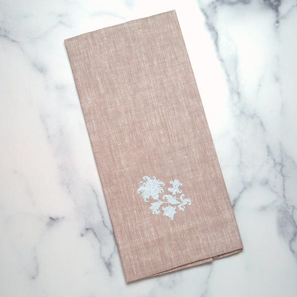 Whimsey Floral Linen Towel