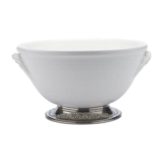 Tuscan Footed Bowl with Rope Handles