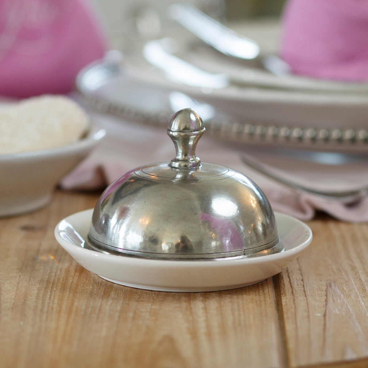 Tuscan Round Butter Dish