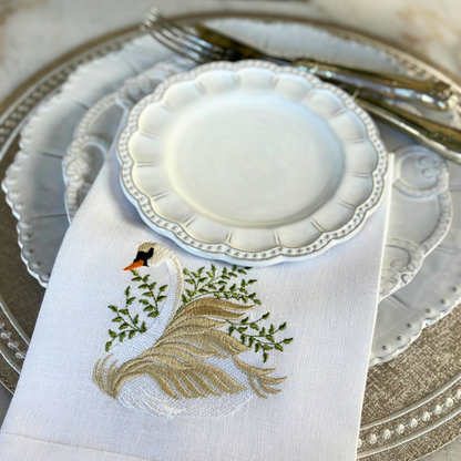 Arte Italica Bella Bianca beaded canape plate Italian stoneware