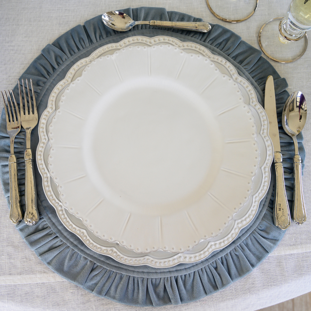 Arte Italica Bella Bianca Dinner Plate