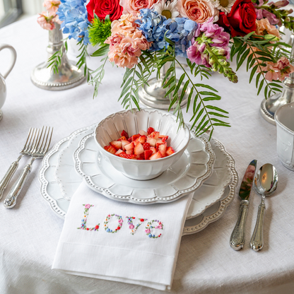 Arte Italica Bella Bianca beaded salad dessert plate Italian stoneware elegant white glaze