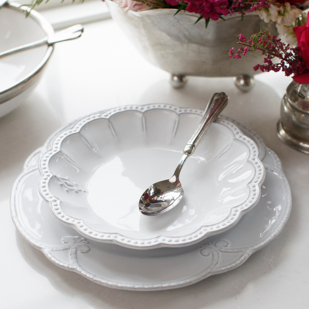 Arte Italica Bella Bianca Medallion Bowl - Thumbnail 2