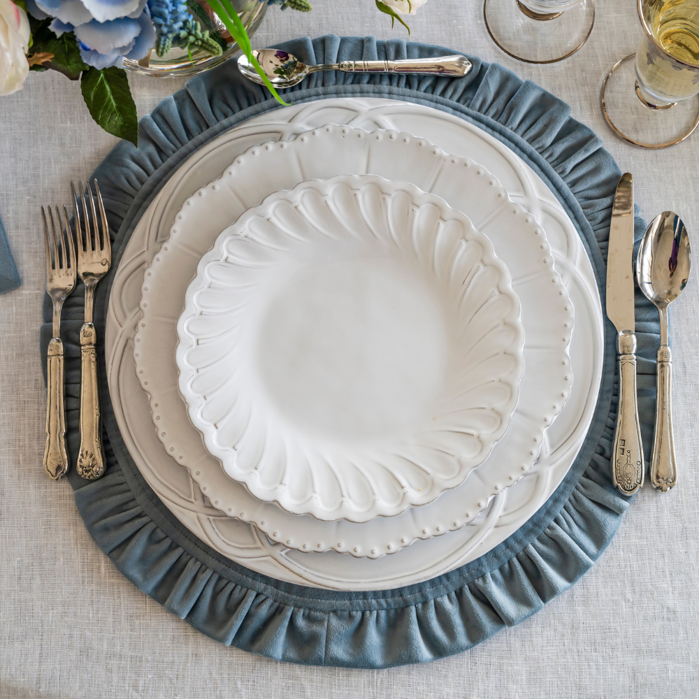 Arte Italica Bella Bianca Pique Plate