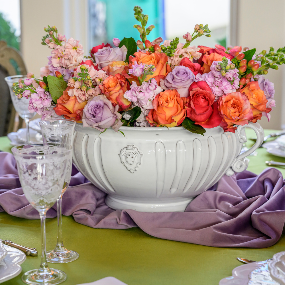 arte itallica bella bianca garden urn italian handmade stoneware white glazing with flowers as a vase