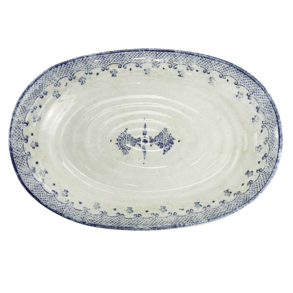 Burano Large Oval Platter | Hand-Painted Italian Ceramic Platter