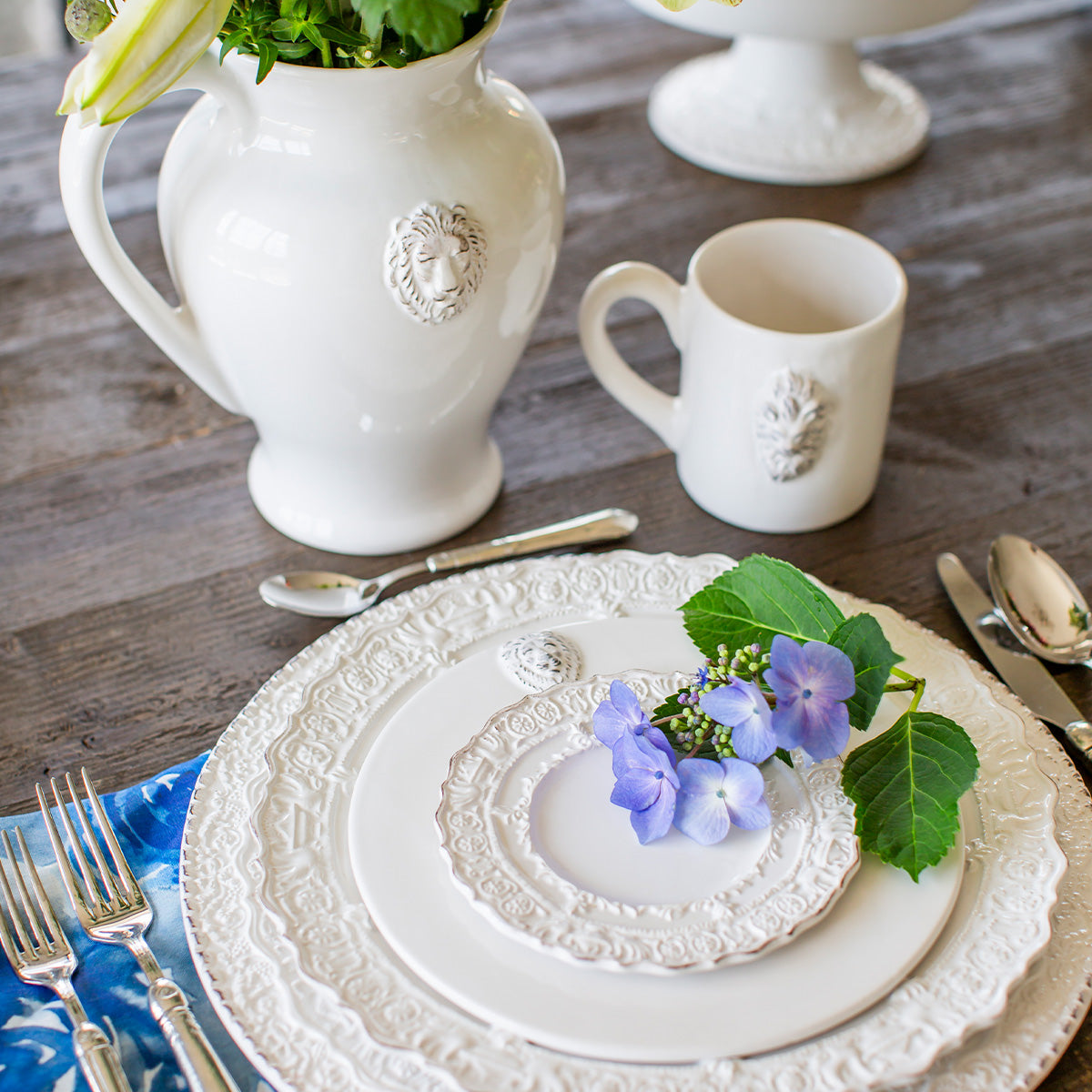 Leone Pitcher | Italian Ceramic Pitcher | Arte Italica