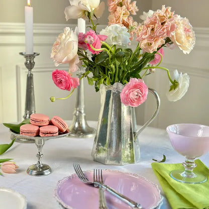 Vintage Tall Scalloped Pitcher