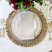 Round Ruffle Velvet Placemat - Two Sizes