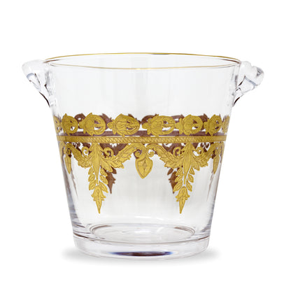Seau à glaçons en verre gravé vintage - Canada Seau à glaçons en verre gravé vintage - Canada