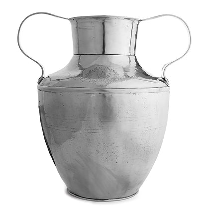 Vintage Pewter Large 2-Handled Urn