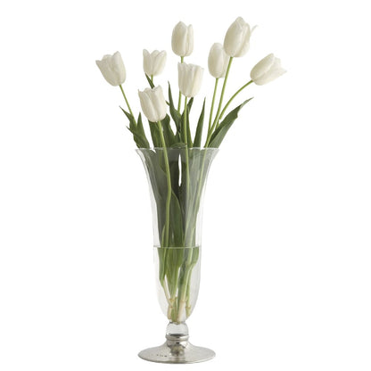 Giovanna Vase with Pewter Base - Online Only