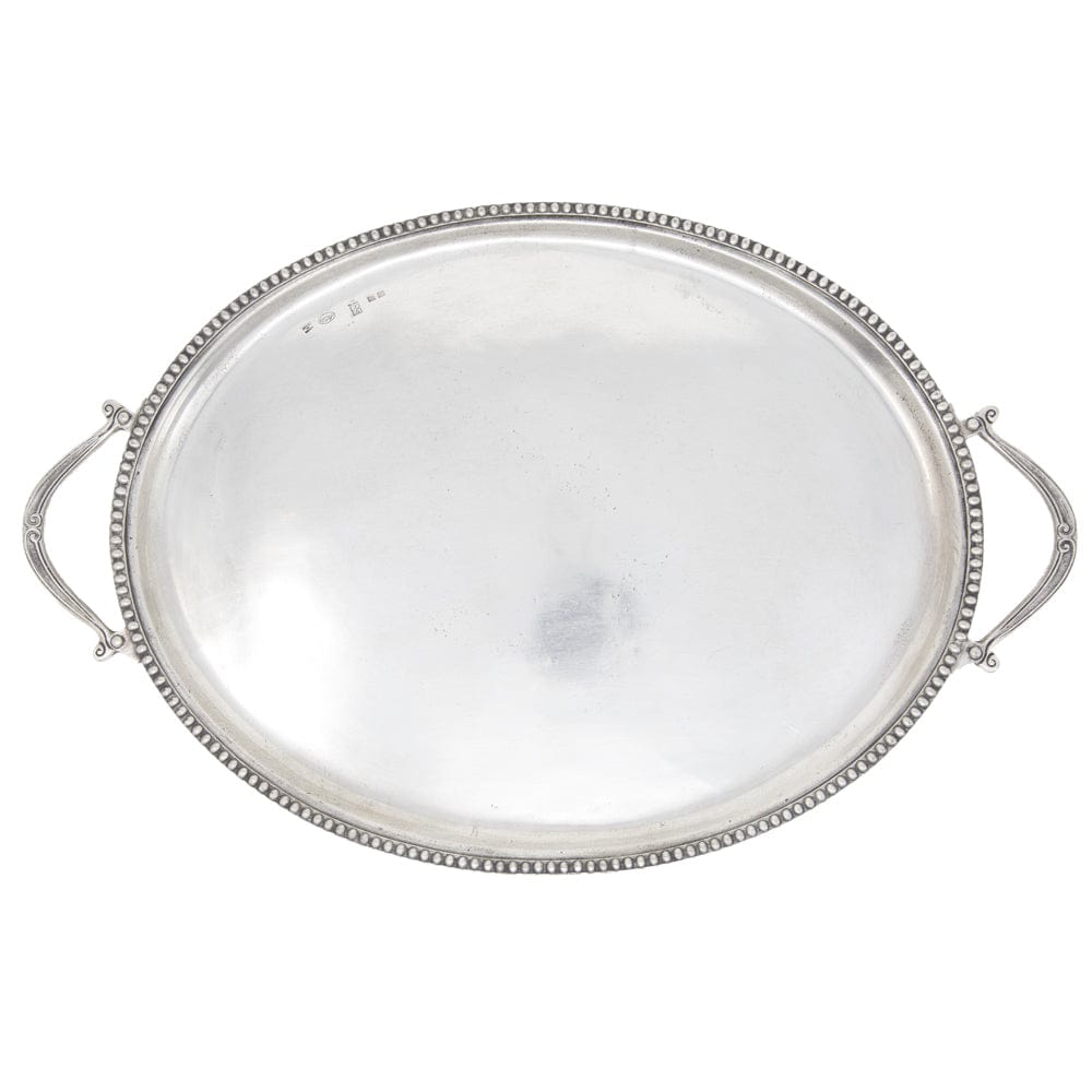 Beaded Oval Tray - Online Only
